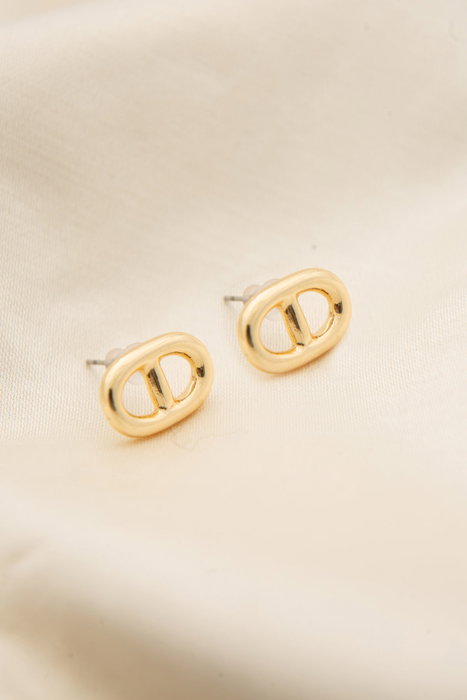 Heliophilia Silver Pendientes de Metal Multicolor Stud